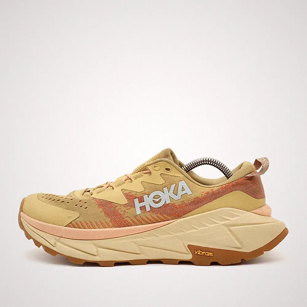 Hoka One Herren Skyline-Float X Schuhe EU 42⅔ Gelb Orange 1141610 FLX Vibram