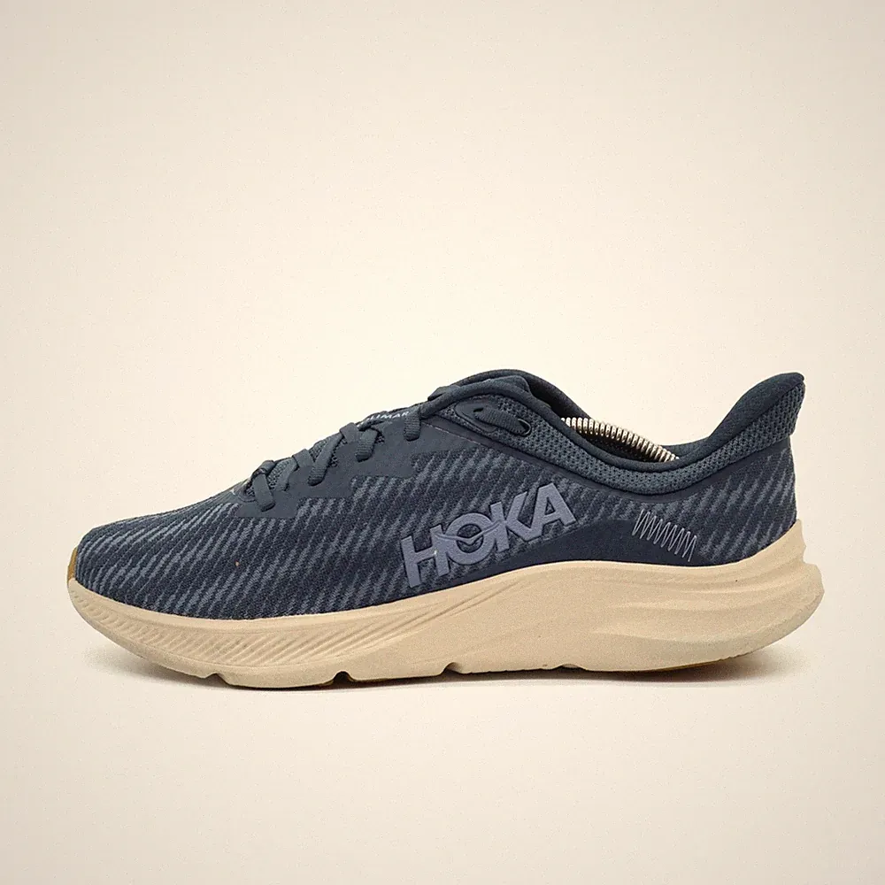 Hoka One Herren Solimar Sneaker blau Mesh Low-Top Laufschuhe EU 44 2/3