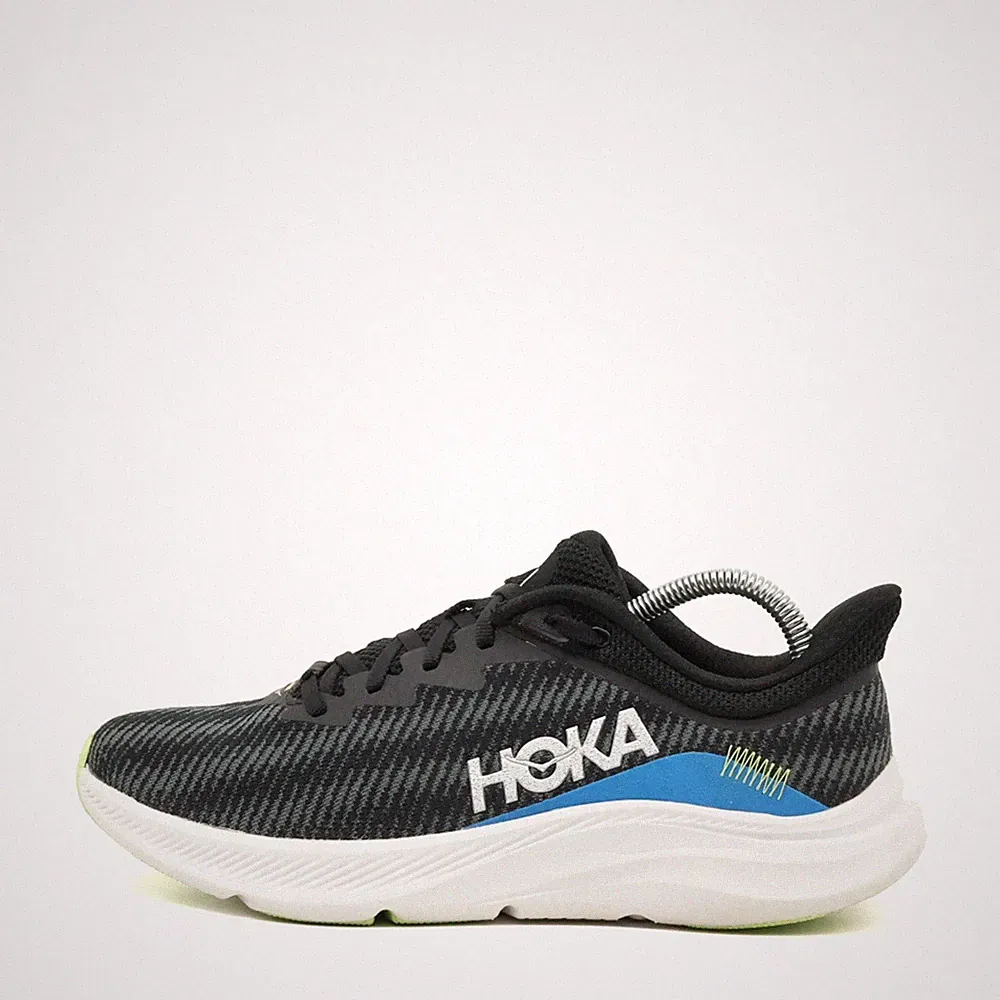 Hoka One Herren Solimar Sneaker Schwarz/Blau/Weiß Mesh Laufschuh EU 41 1/3