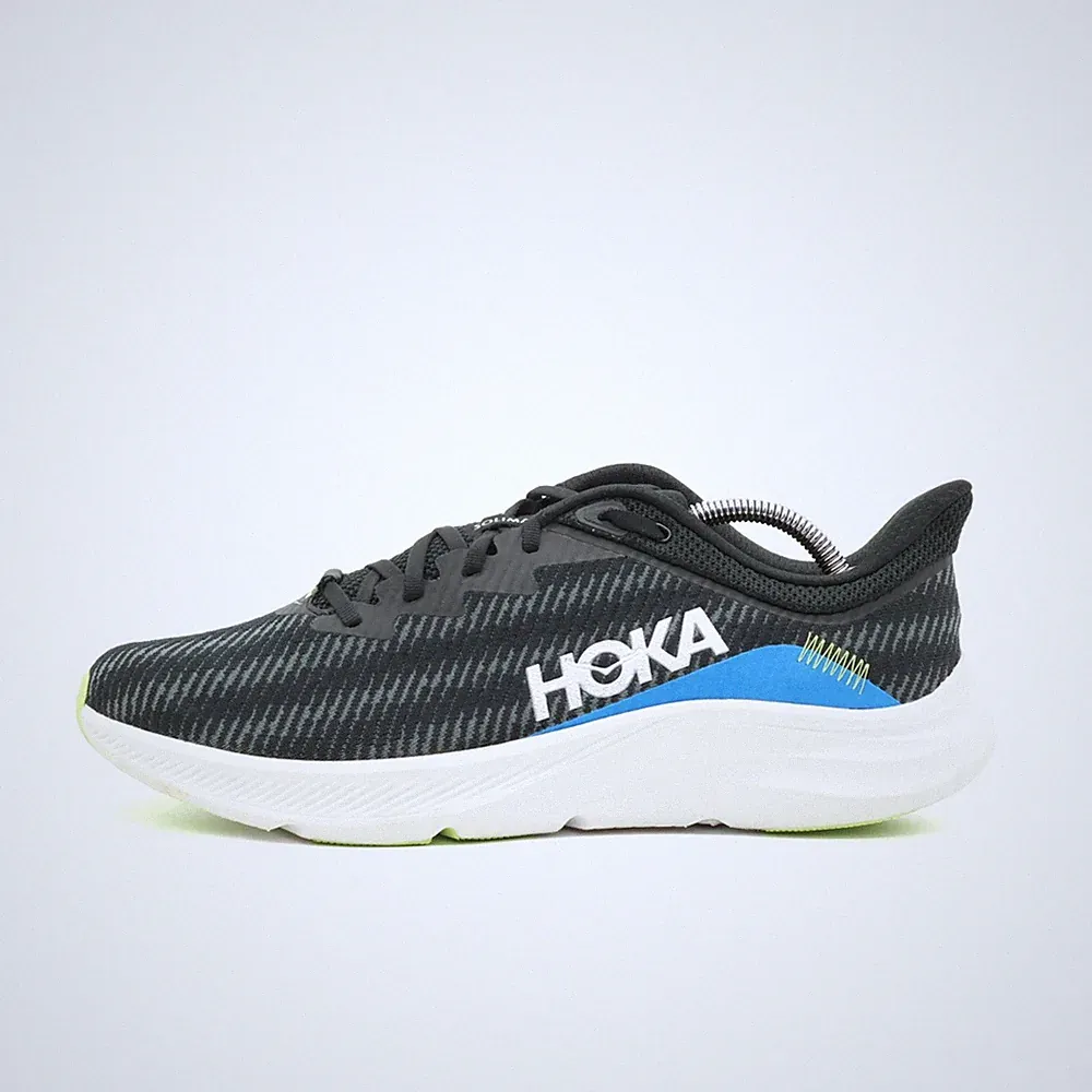 Hoka One Herren Solimar Sportschuh Schwarz/Blau Mesh ämpfung Laufschuhe EU 46