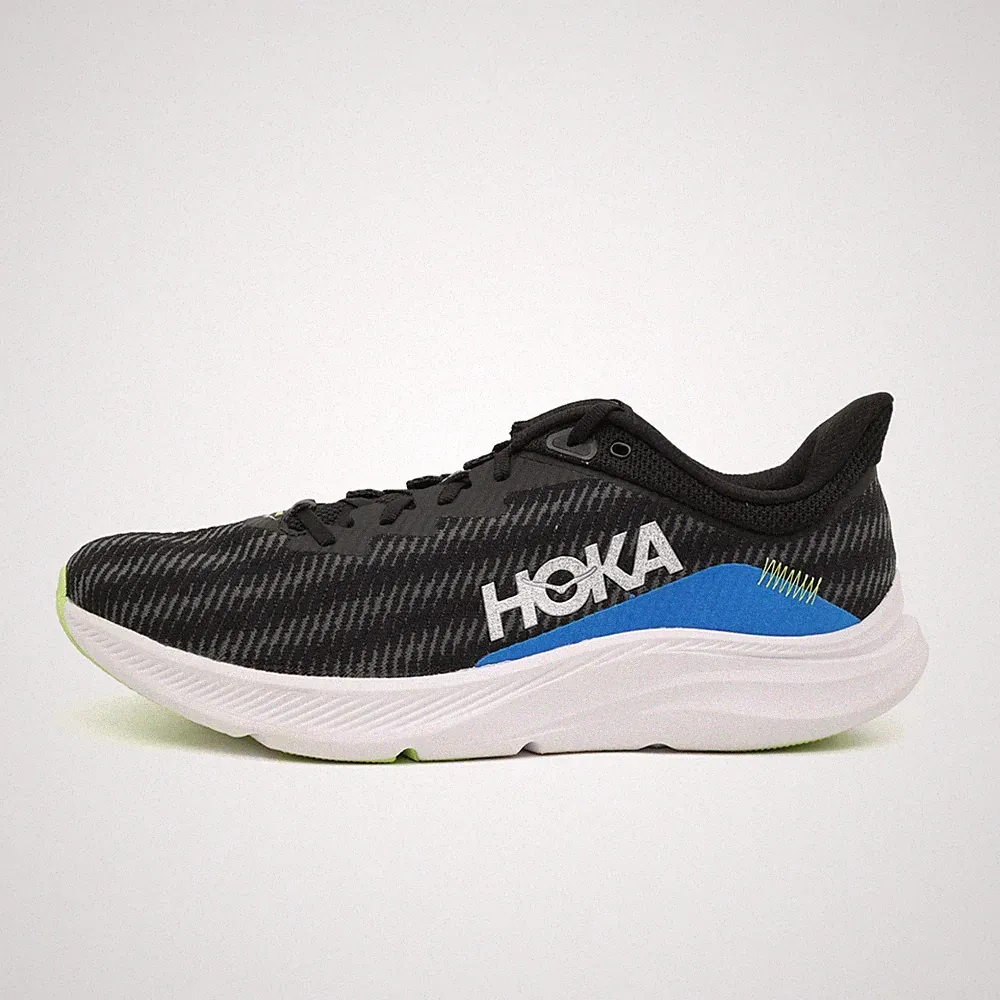 Hoka One Herren Solimar Wide Sportschuhe schwarz/blau Passform Laufschuh EU 48