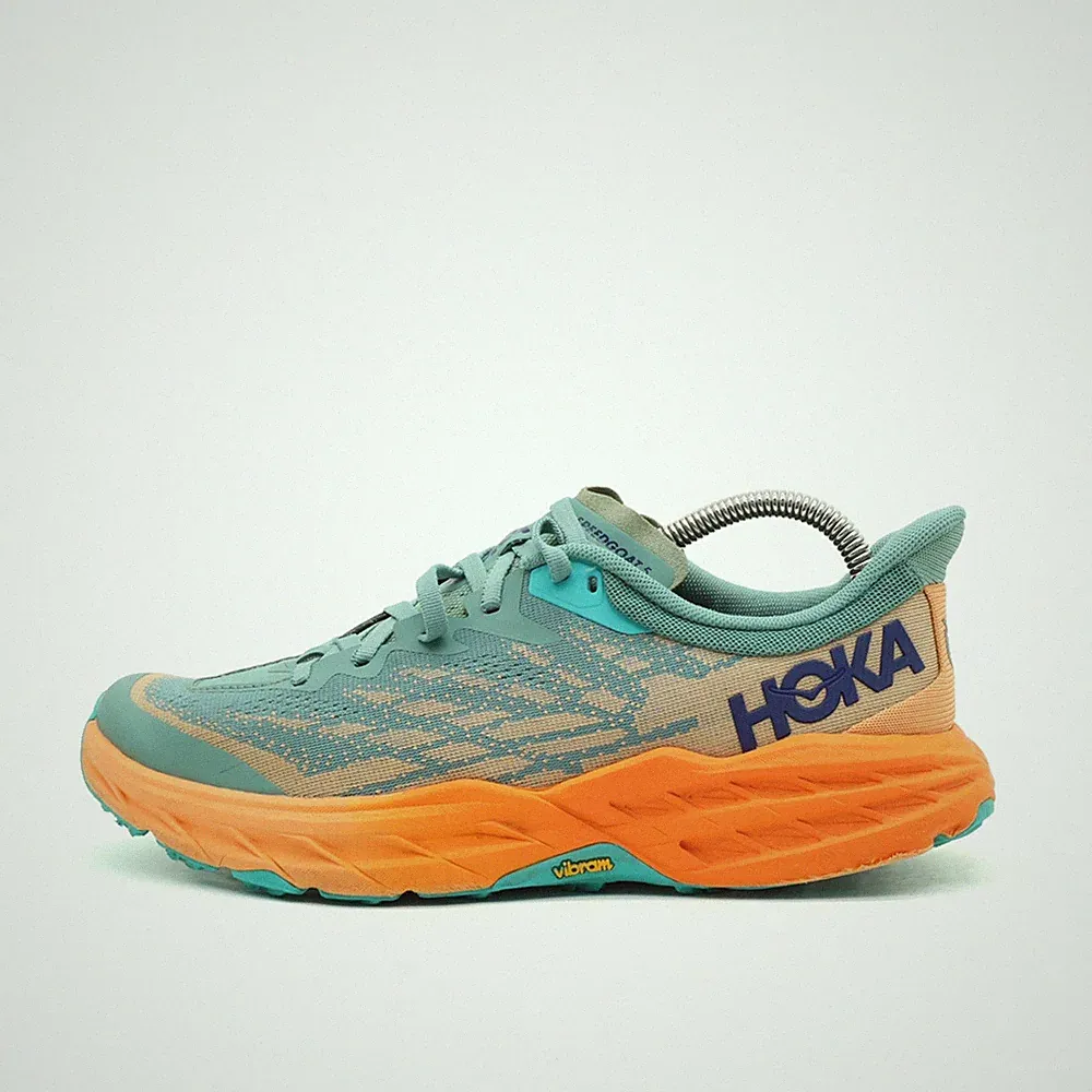Hoka One Herren Speedgoat 5 Schuhe EU 40 2/3 Türkis Orange 1123157 TMOR
