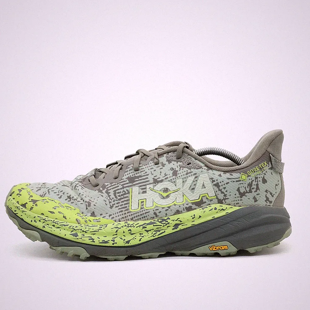 Hoka One Herren Speedgoat 6 GTX Laufschuh EU 49⅓ Olivgrün Gelb 1155150 STLV