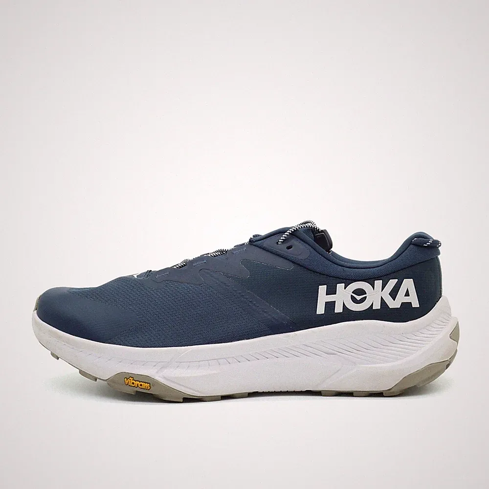 Hoka One Herren Transport Wide Sportschuh Blau Mesh Trail-Laufschuhe EU 47 1/3