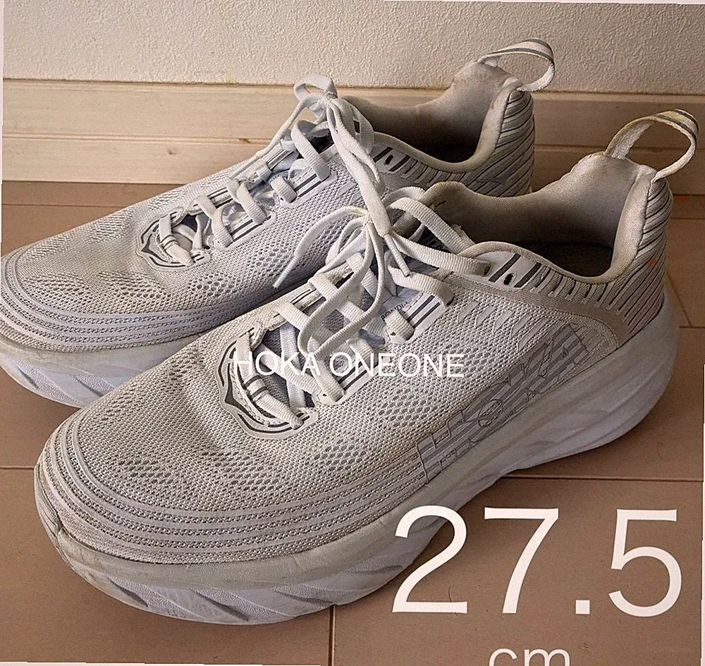 HOKA ONE ONE Bondi 6 Herren Laufschuhe 27,5 cm weiß gebraucht