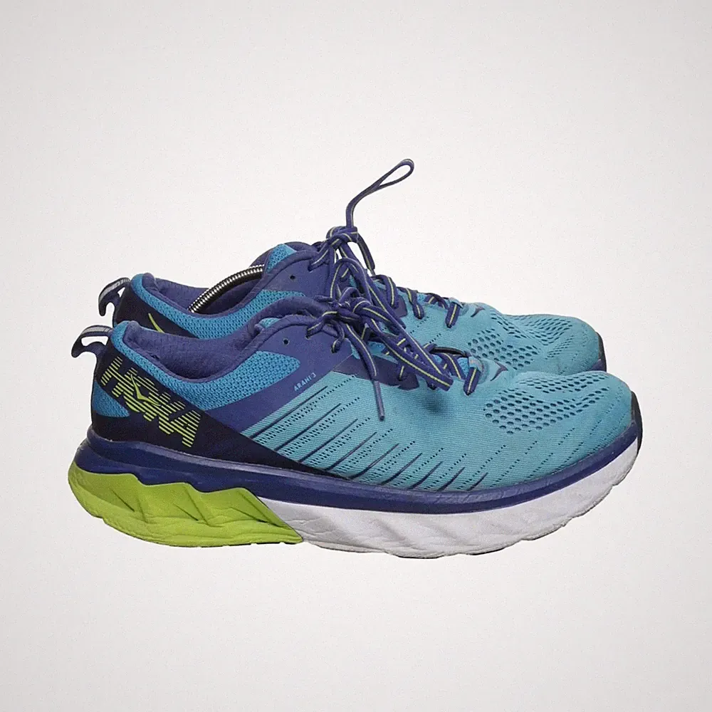 Hoka One One, Laufschuhe, Größe: 43 1/2, Blau/Grün, Herren #Hdh