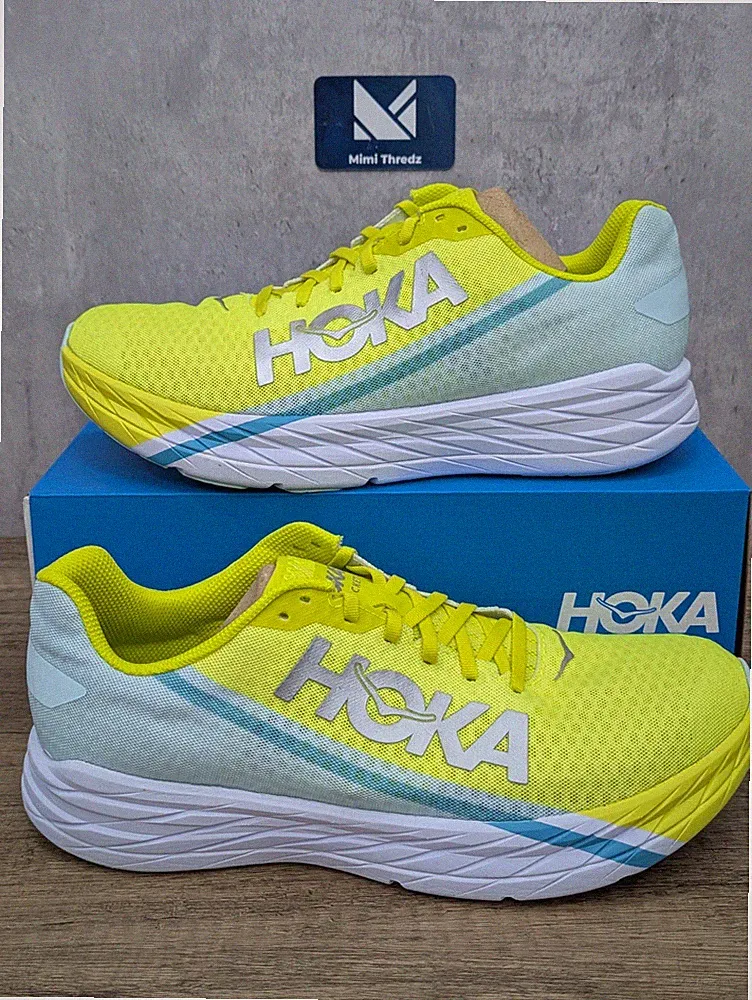 Hoka One One Rocket X UK10,5 Herren Performance Rennrad Laufschuhe Turnschuhe Neu mit Karton ✅