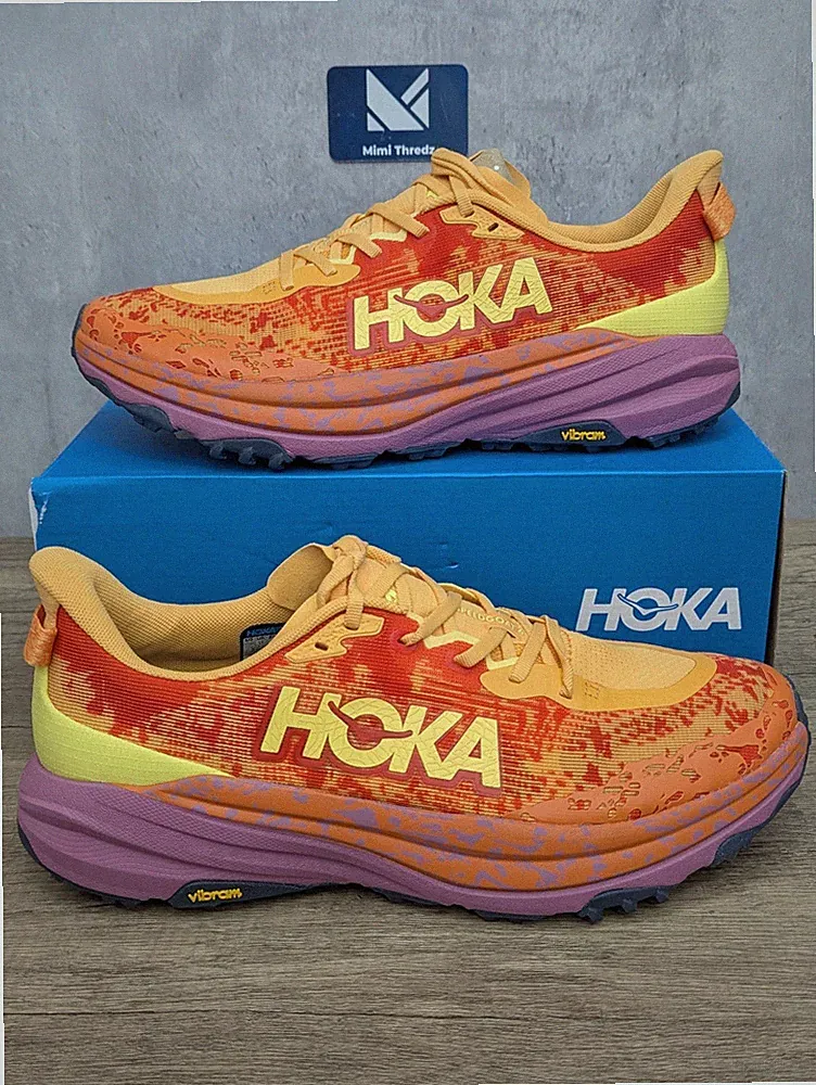 Hoka One One Speedgoat 6 Herren UK11 Trail Laufschuhe Turnschuhe Vibram Neu in OVP ✅