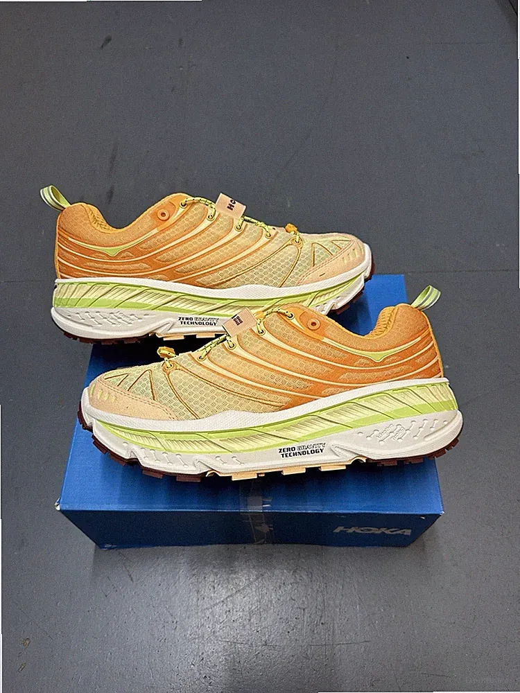Hoka One One U Stinson Evo OG Sunray/Citrus Orange Trailrunningschuhe 8,5/9,5