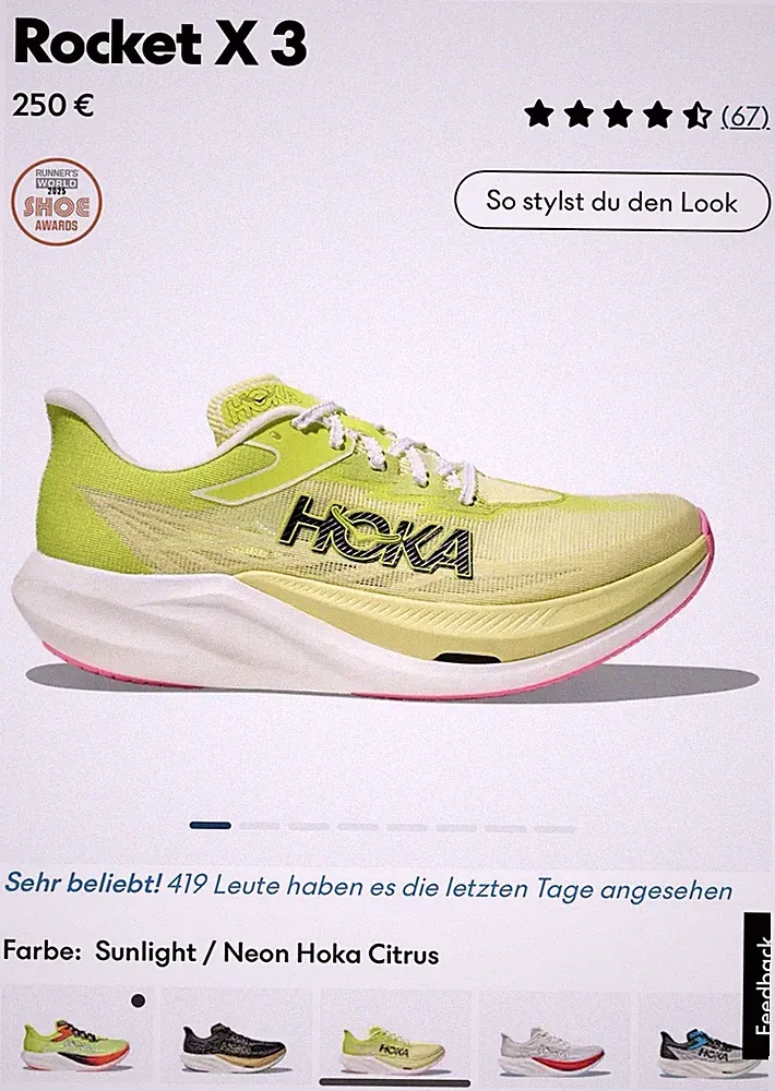 hoka laufschuhe herren grün