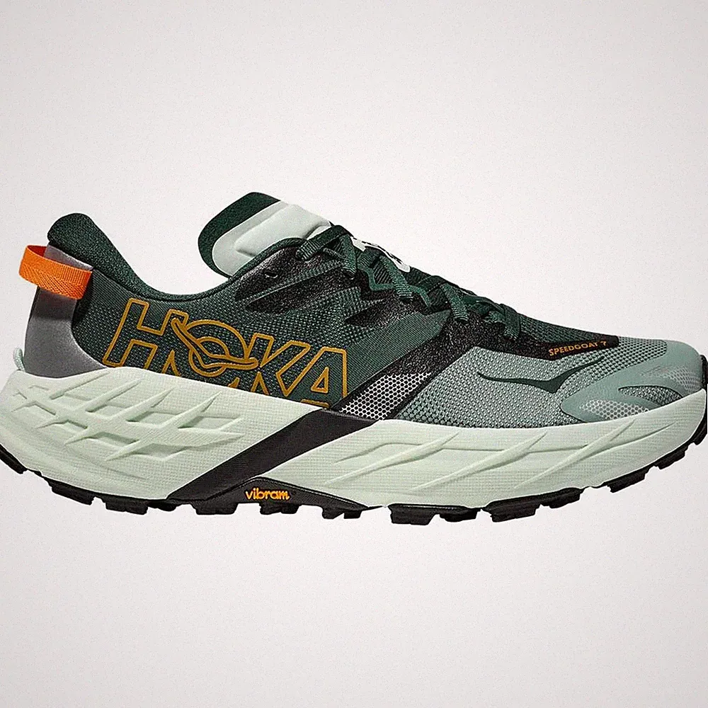 Hoka Speedgoat 7 Men bay leaf sea glass Tailrunningschuhe Berglaufschuhe Herren