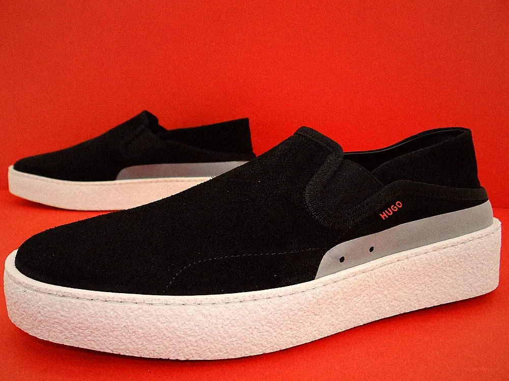 Hugo Evan Slon Sneaker Slipper Sportschuhe Laufschuhe Herren Schuhe Gr42 Schwarz