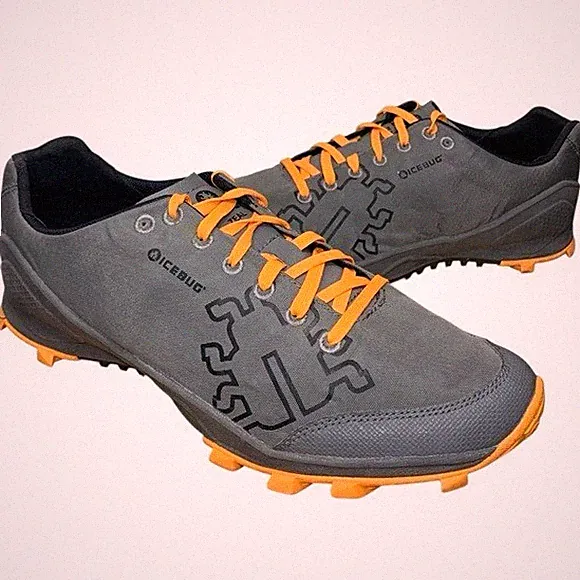 Icebug Zeal RBX9 Trail Running Shoes Sz 10 Gray Lace up Outdoor Performance