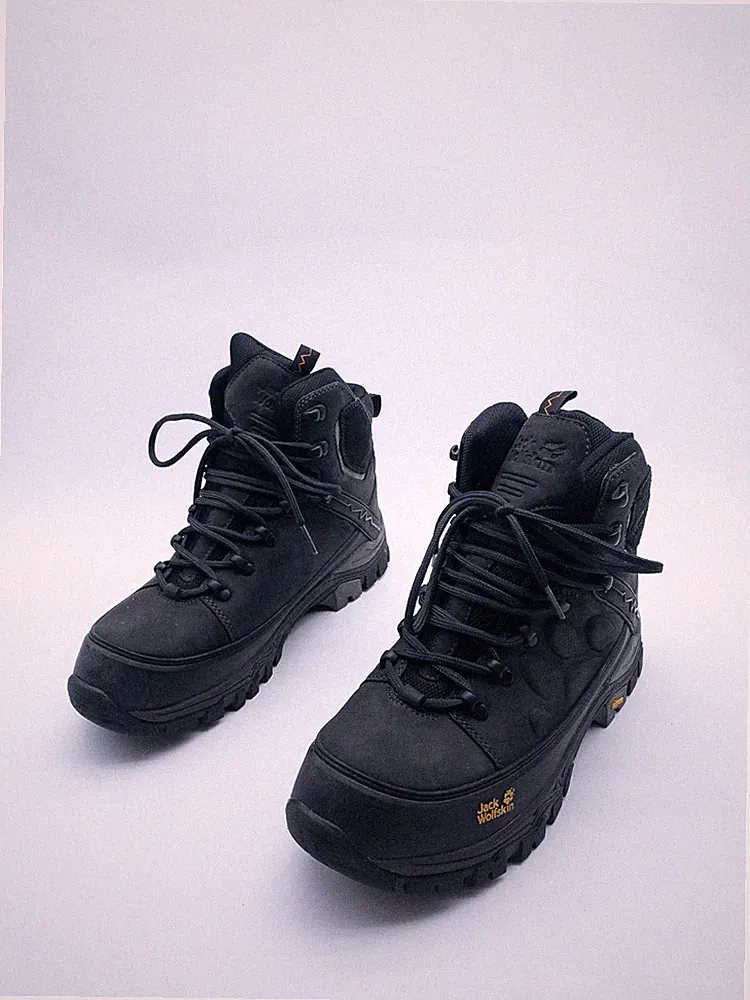 Jack Wolfskin Herren Wanderschuh Trekkingschuh schwarz Gr 42 EU Art 41856-98