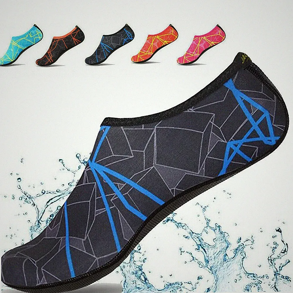 JACKSHIBO Aquaschuhe Strand Badeschuhe Barfußschuhe Schwimmschuhe Wasserschuhe
