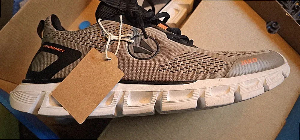 Jako J-CL Apur Herrenschuhe Für lose Einlagen Sneaker low Grau Freizeit gr.46