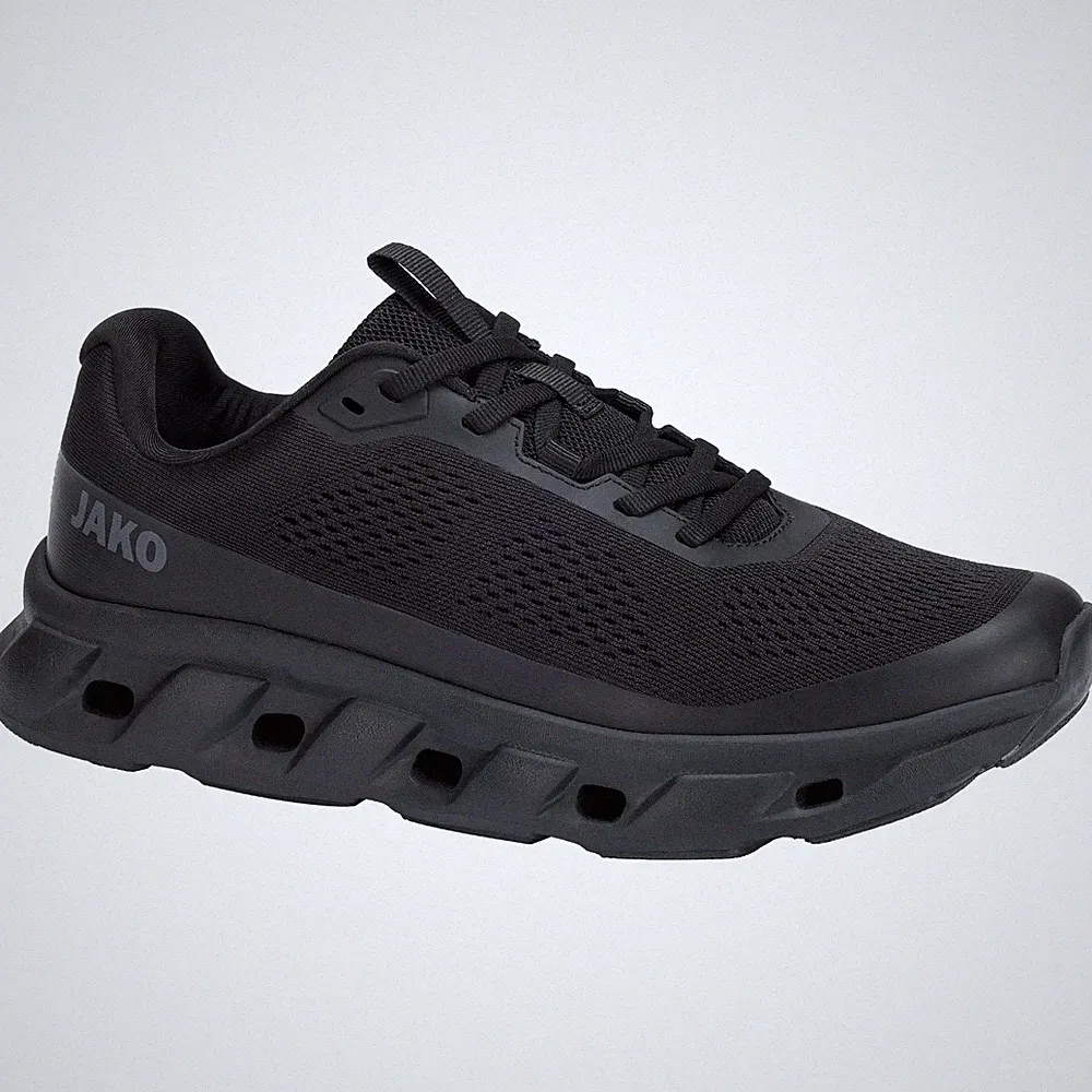 JAKO Laufschuh RiverPulse schwarz/anthrazit Herren Damen Running Joggen Sport