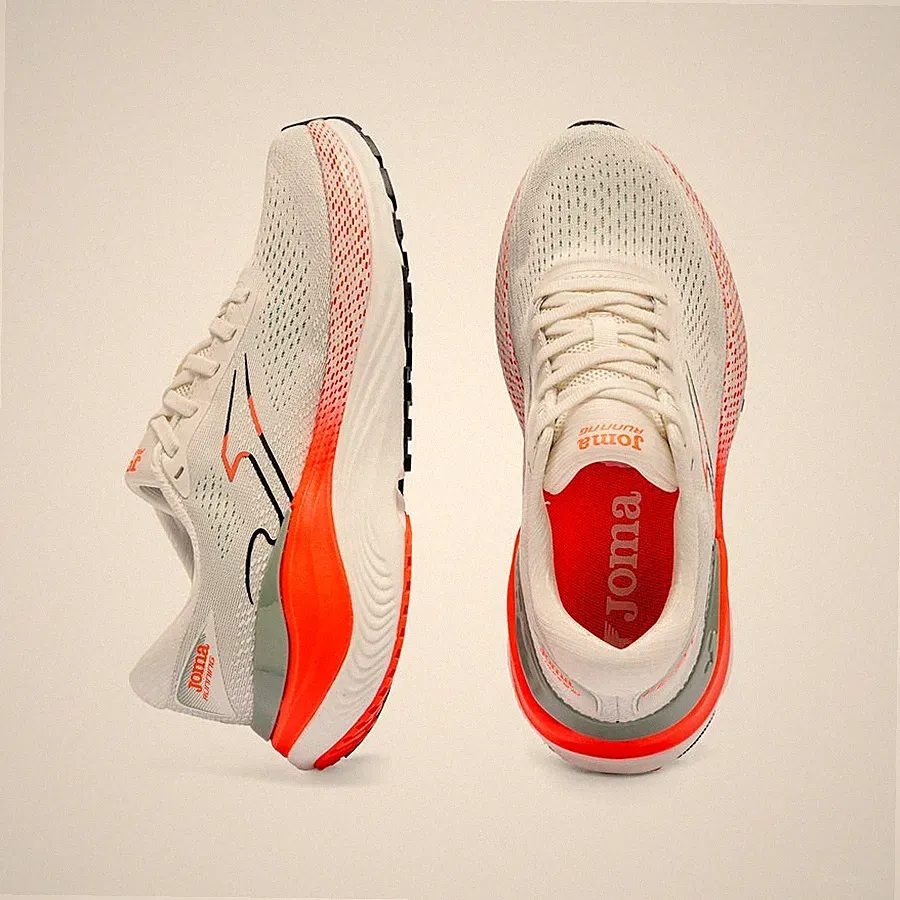 joma fenix laufschuh weiß orange
