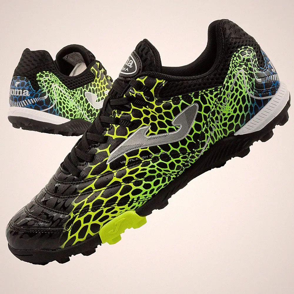 Joma Maxima 2531 TF Herren Fußballschuhe Turf Kunstrasen Hartplätze Grün/Schwarz