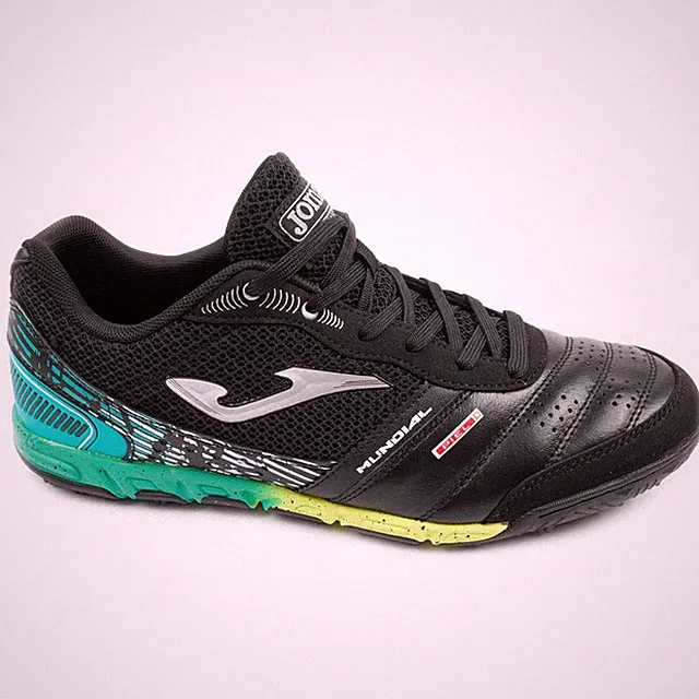 Joma Mundial 26 TF Herren Fußballschuhe Turfschuhe Kunstrasenschuhe Schwarz
