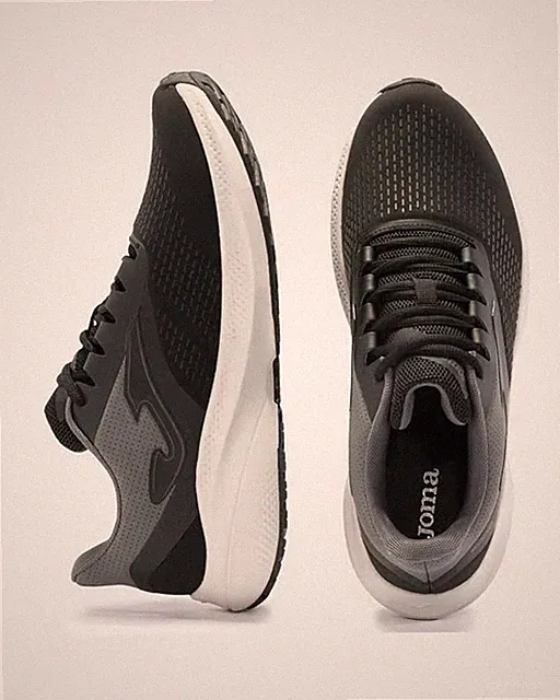 joma rhodium herren laufschuh schwarz schnürer