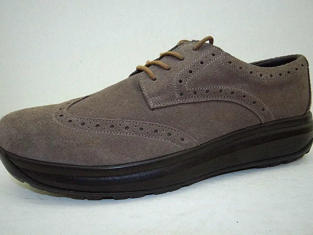Joya Pasafino Braun Schnürschuhe Laufschuhe Bequem Herren Leder Gr.42 1/3