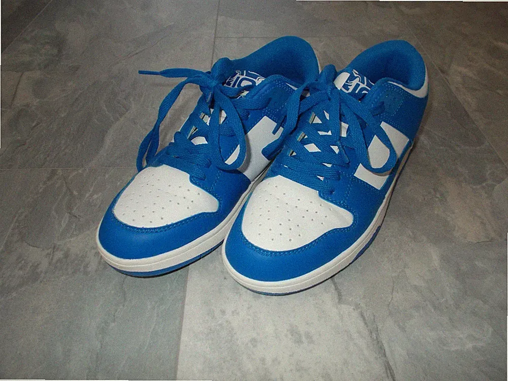 Jungen Herren Sneaker Halbschuhe Laufschuhe Gr. 40 IQ New Yorker blau wie neu