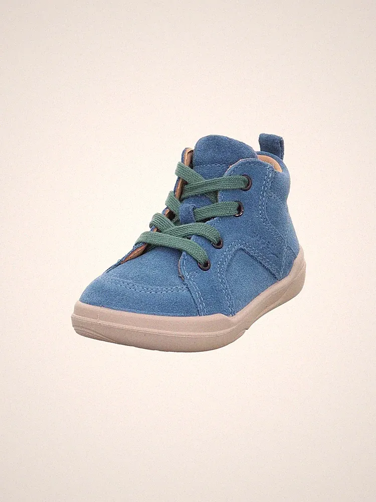 Jungen Superfree Lauflernschuhe, Blau Grün 8010, 20 EU Schmal