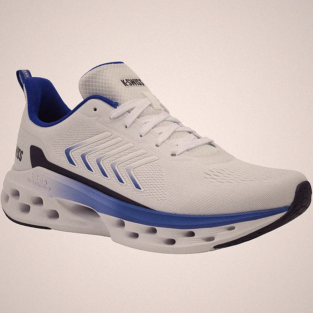 K-SWISS MELROSE TUBES LITE Running Schuh | Herren | WHITE/SURF THE WEB/NAVAL ACA