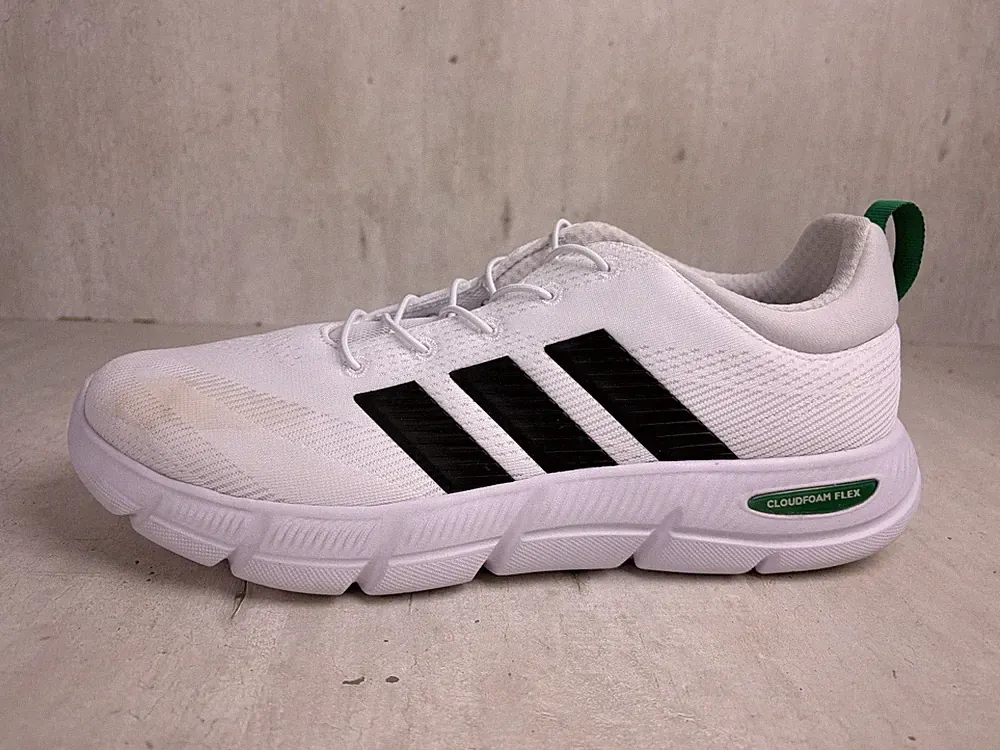 (K368) Adidas Cloudfoam Flex Elastic L Laufschuhe Gr. 46 2/3 Wide Herren B-Ware