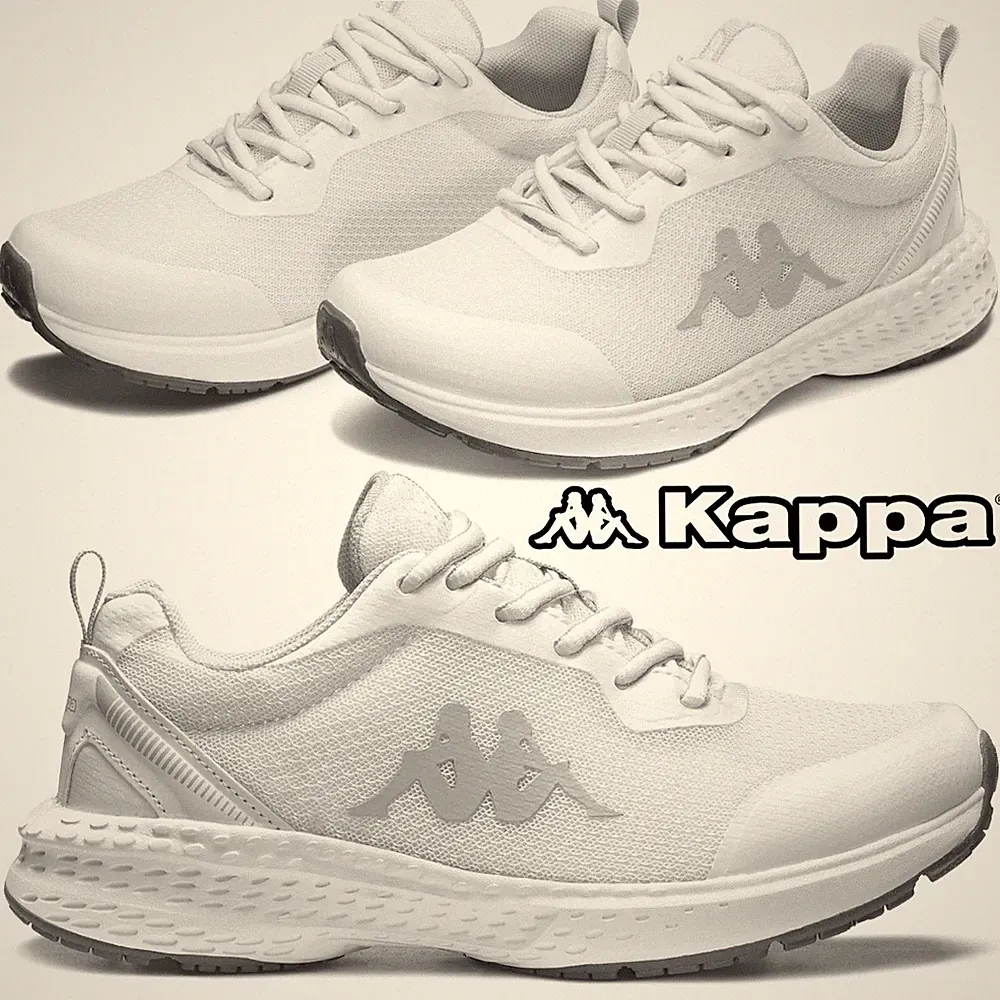 Kappa Sneaker Schuhe Turnschuhe Weiß Unisex Herren Damen Running Sport Kombat