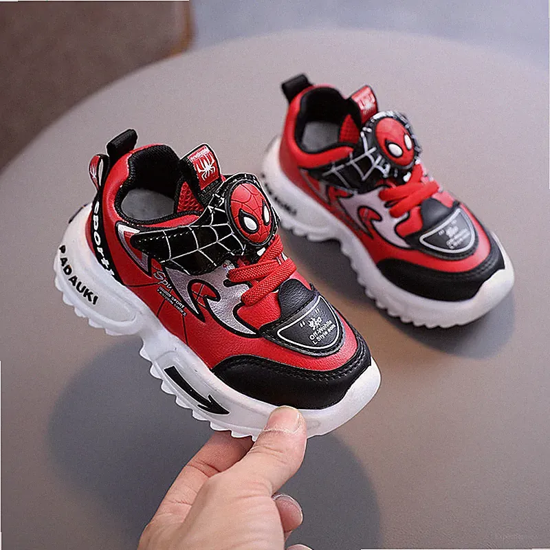 Kinder Jungen Laufschuhe Spiderman Freizeit Sportschuhe Sneakers Turnschuhe NEU