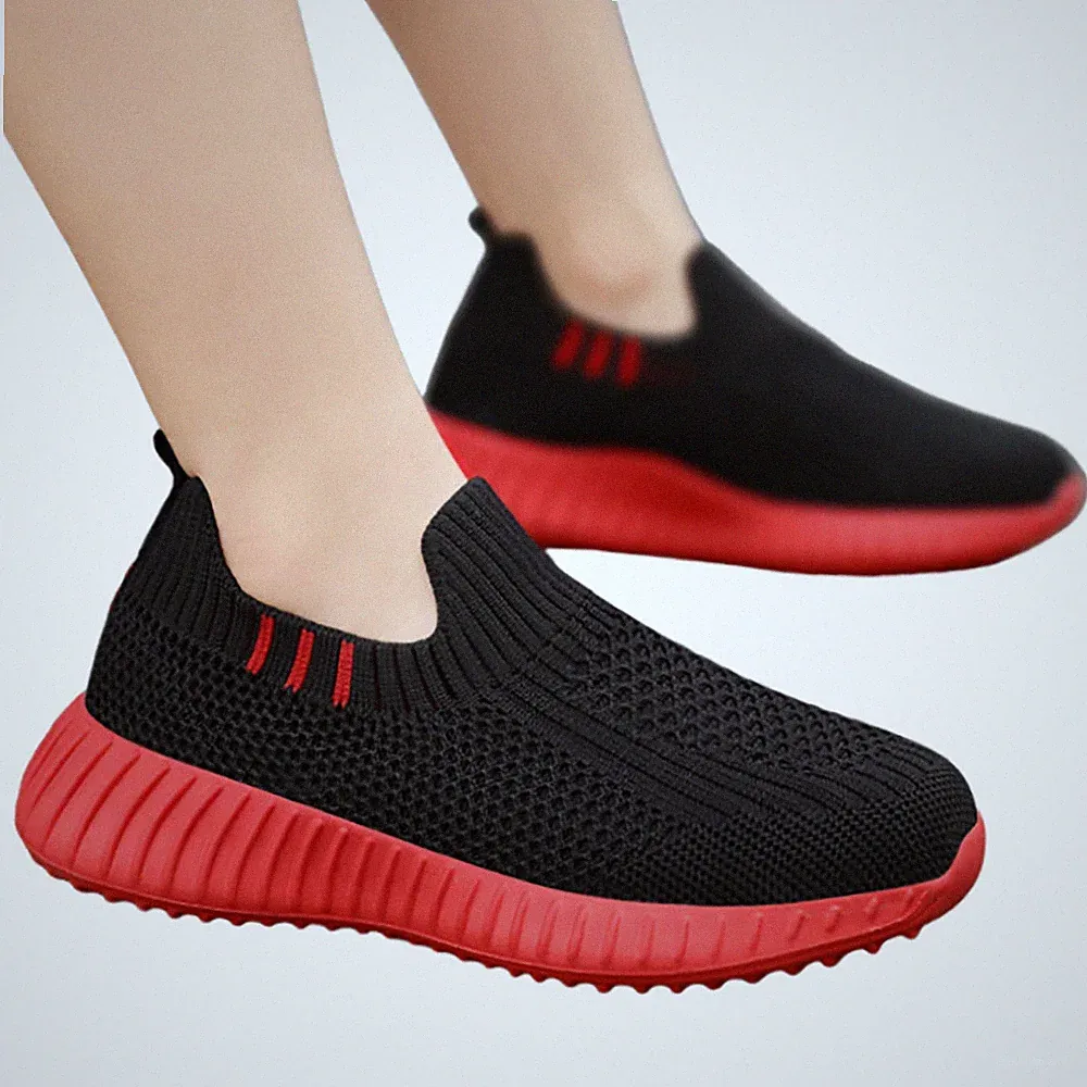 Kinder Schuhe Frühling Herbst Atmungsaktive Laufschuhe Stricken Sportschuhe