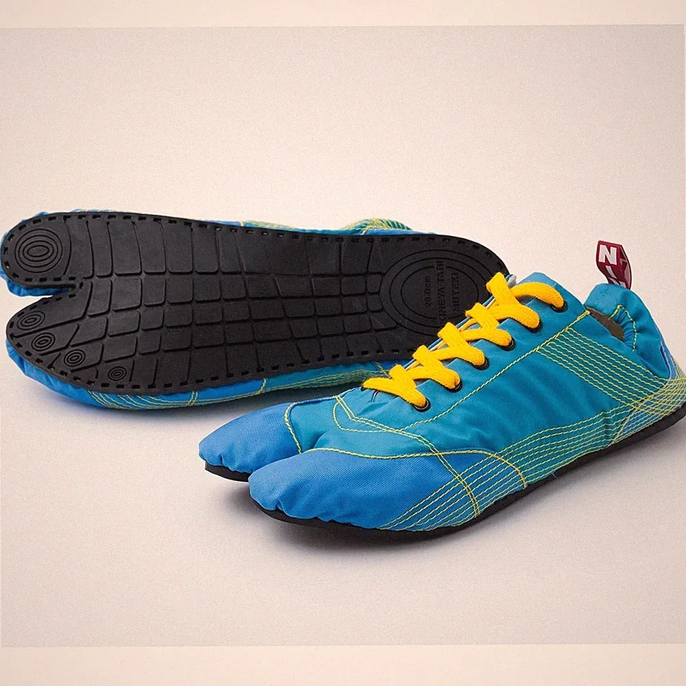 Kineya Tabi MUTEKI Laufschuhe Herren Sachsenblau