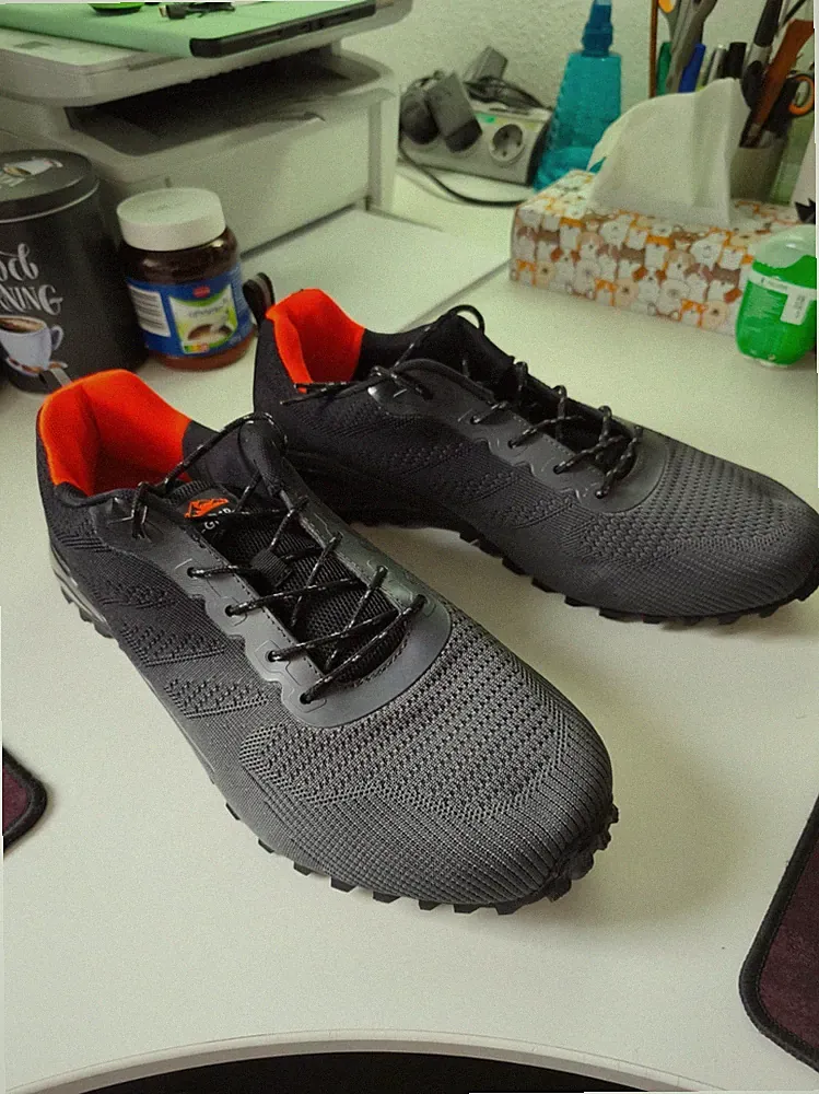 Kricely Traillaufschuhe Herren Leicht Atmungsaktiv Sneaker rutschfest Gr. 49