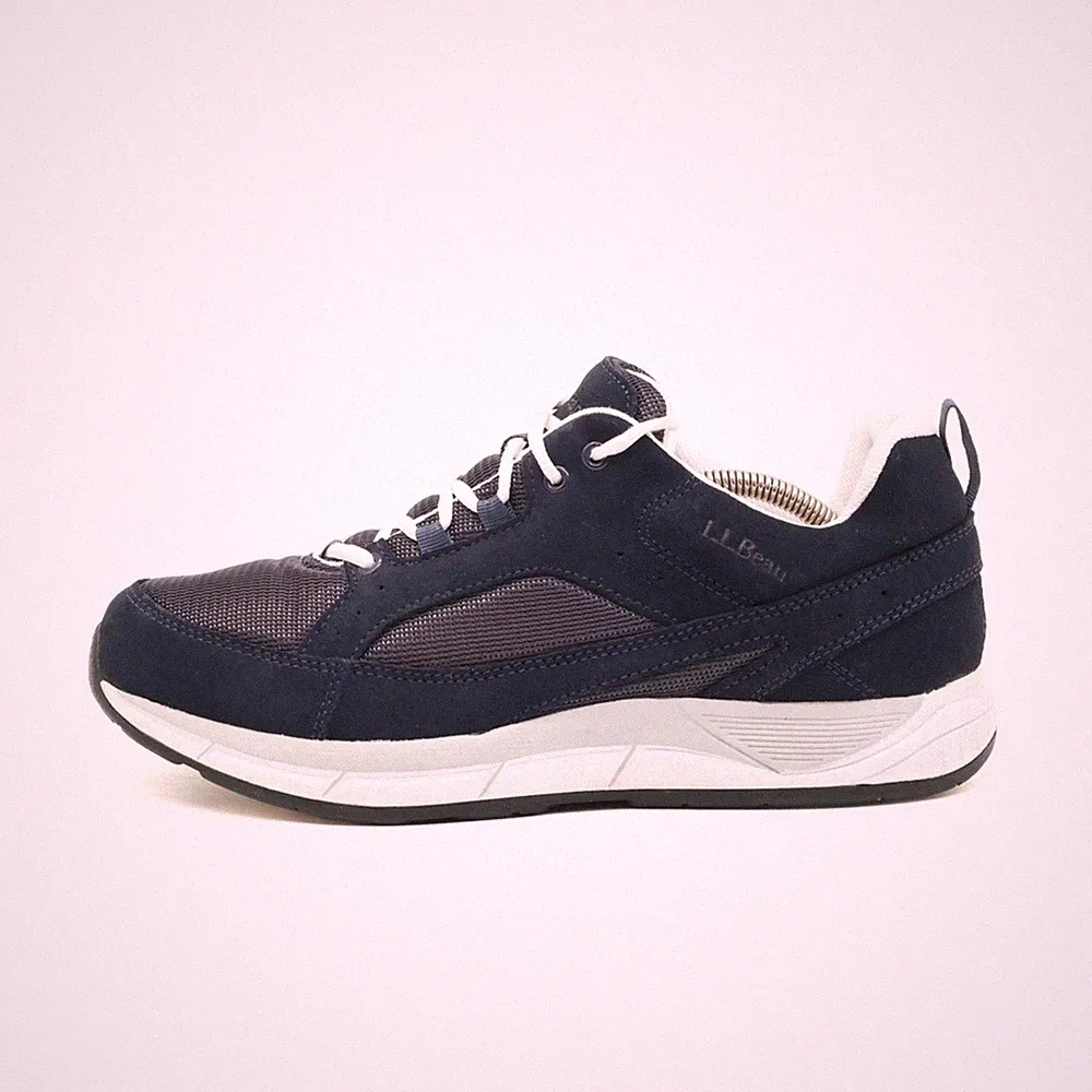 L.L. Bean Herren 504380 Laufschuhe navy Wildleder/Mesh Sneakers Sneaker EU 44