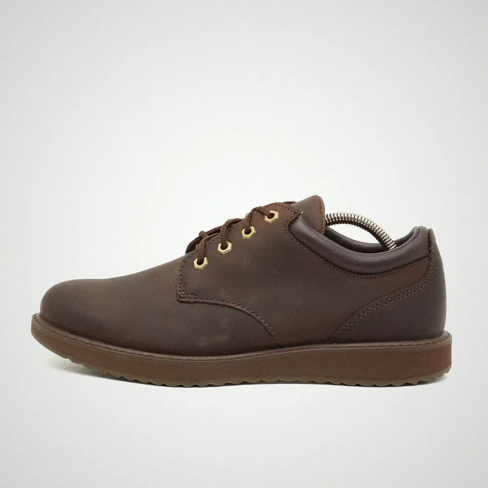 L.L. Bean Herren 507199 Schnürschuhe Braun Leder Bequeme Schuhe Oxford EU 43