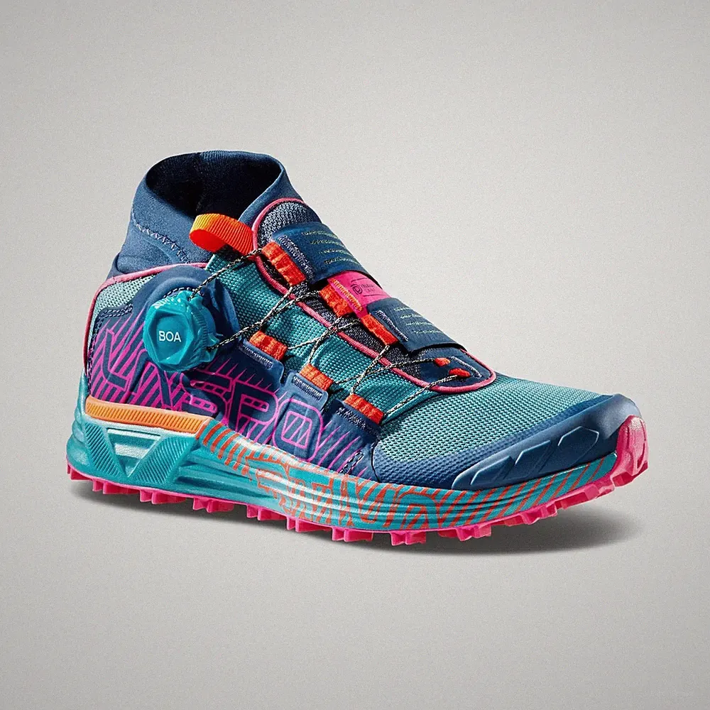La Sportiva CYKLON Damen Trailrunning-Schuhe Laufschuhe blau/pink blau