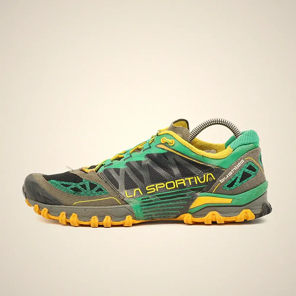 La Sportiva Herren Bushido Laufschuhe EU 44,5 Grü Gelb 1993C Mesh Synthetik