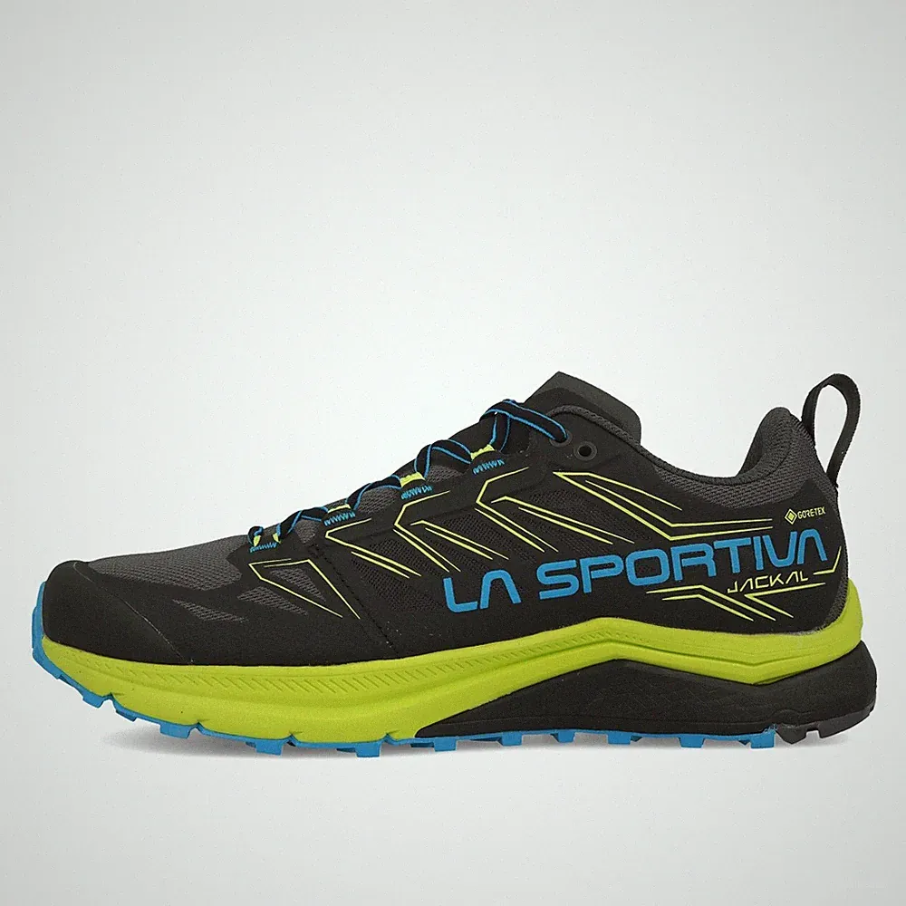 La Sportiva Jackal GTX Herren Black Neon Laufschuhe Trailschuhe Schwarz Grün