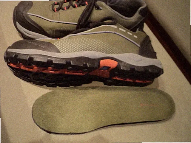 Lands end herren sport-Lauf schuhGr. 10,5 d 43,5 olivgrau