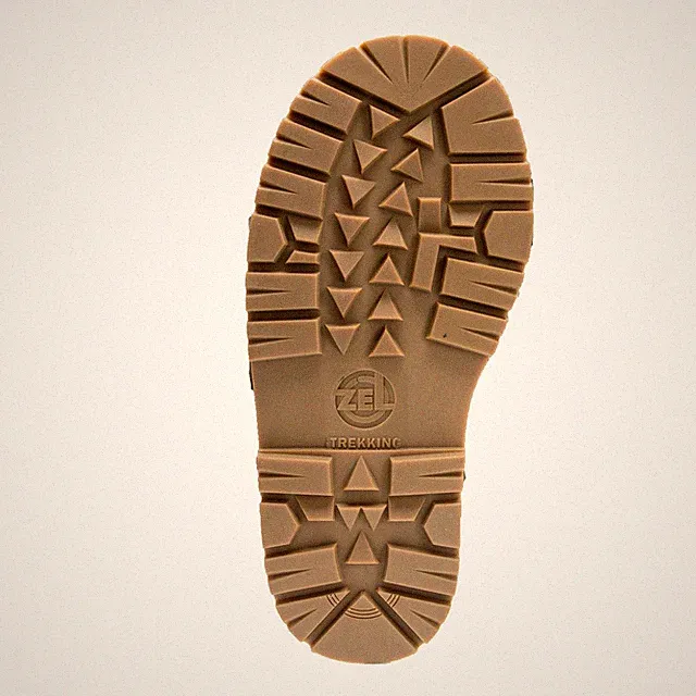Langlauf Langsohle Schuhsohle Trekking hell (honig) Herren Wanderschuhe
