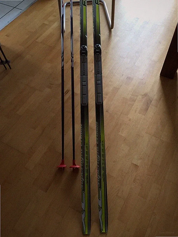 Langlaufset, Herren, Fischer Ski, Swix Stöcke, Meindl Schuhe (Körpergröße 183cm)