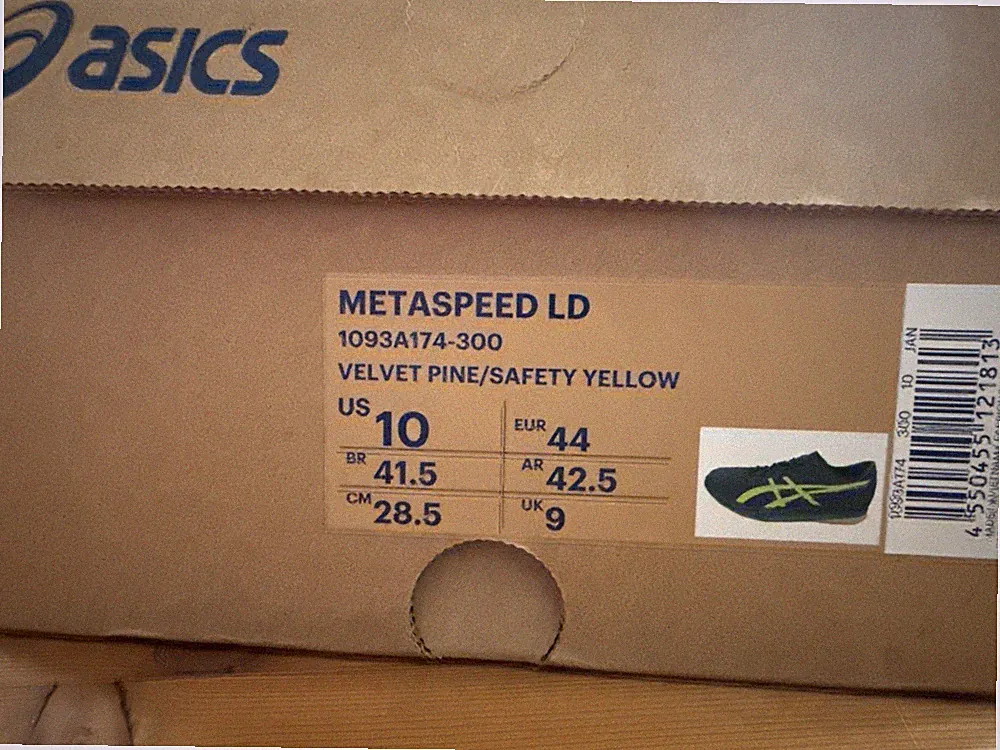 Laufschuh asics metaspeed LG EU 44