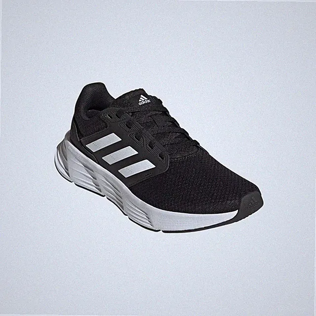 Laufschuhe Adidas GW3847 GALAXY 6 SHOES Black/White