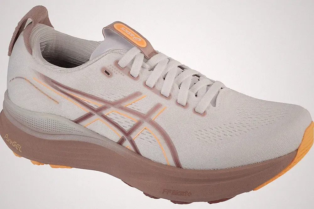 Laufschuhe Damen, ASICS Gel-Kayano 32, Weiß