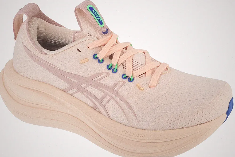Laufschuhe Damen, ASICS Gel-Nimbus 28, Rosa