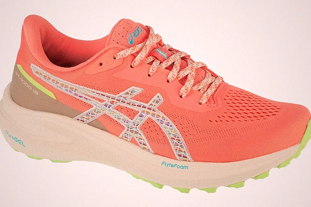 asics laufschuhe damen orange