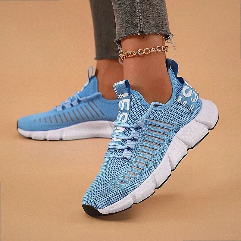 Laufschuhe Damen Herren Sneaker Atmungsaktiv Leicht Outdoor Sport 36-46 Farben