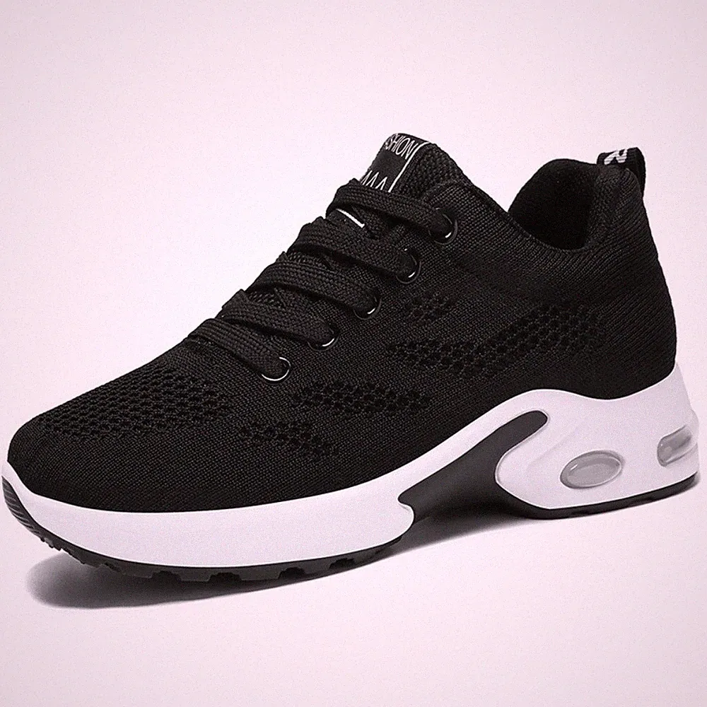 Laufschuhe Damen Straßenlaufschuhe Luftpolster Sneaker Women Leichte Turnschuhe